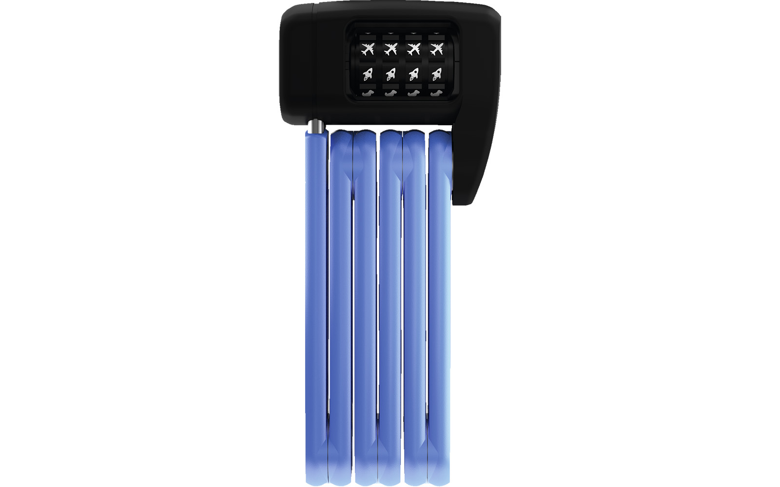 Abus Bordo™ Lite Mini 6055C/60 blue SYMBOLS ohne Halter Abus Bordo™ Lite Mini 6055C/60 blue SYMBOLS ohne Halter
