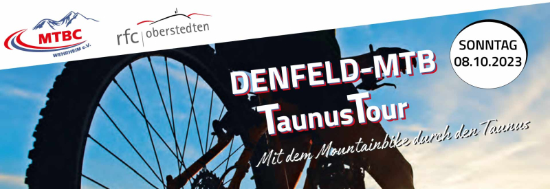 Country Touren Fahrt: DENFELD MTB Taunus-Tour 2023