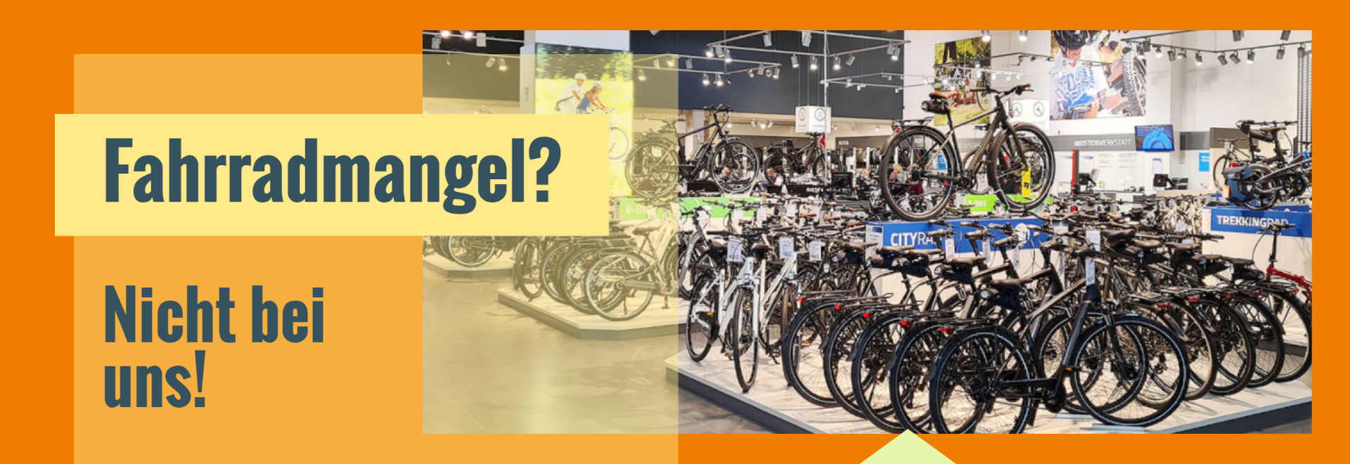 Gibt es noch einen Fahrradmangel im Fachhandel? 