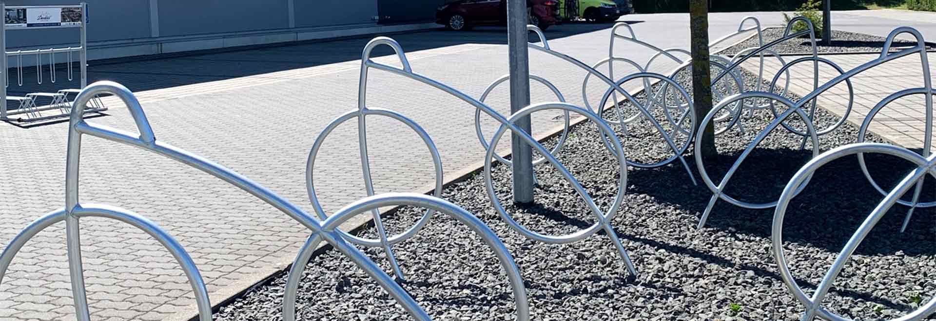 Neuer Fahrradparkplatz für unsere Kunden 