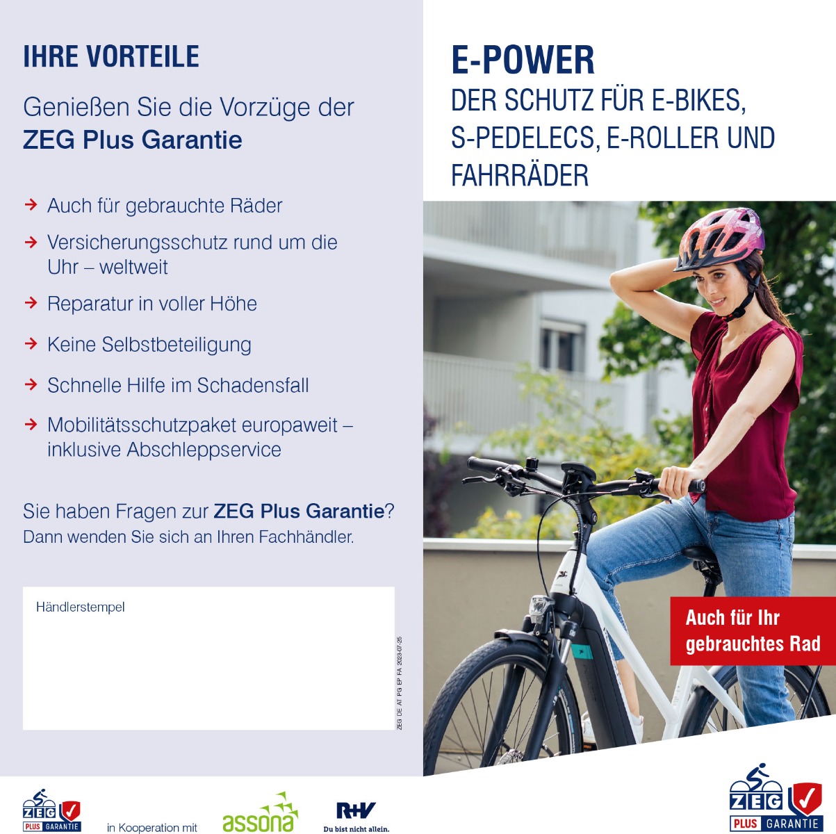 Zeg Plus Garantie E Bike Versicherung ZEG Plus Garantie