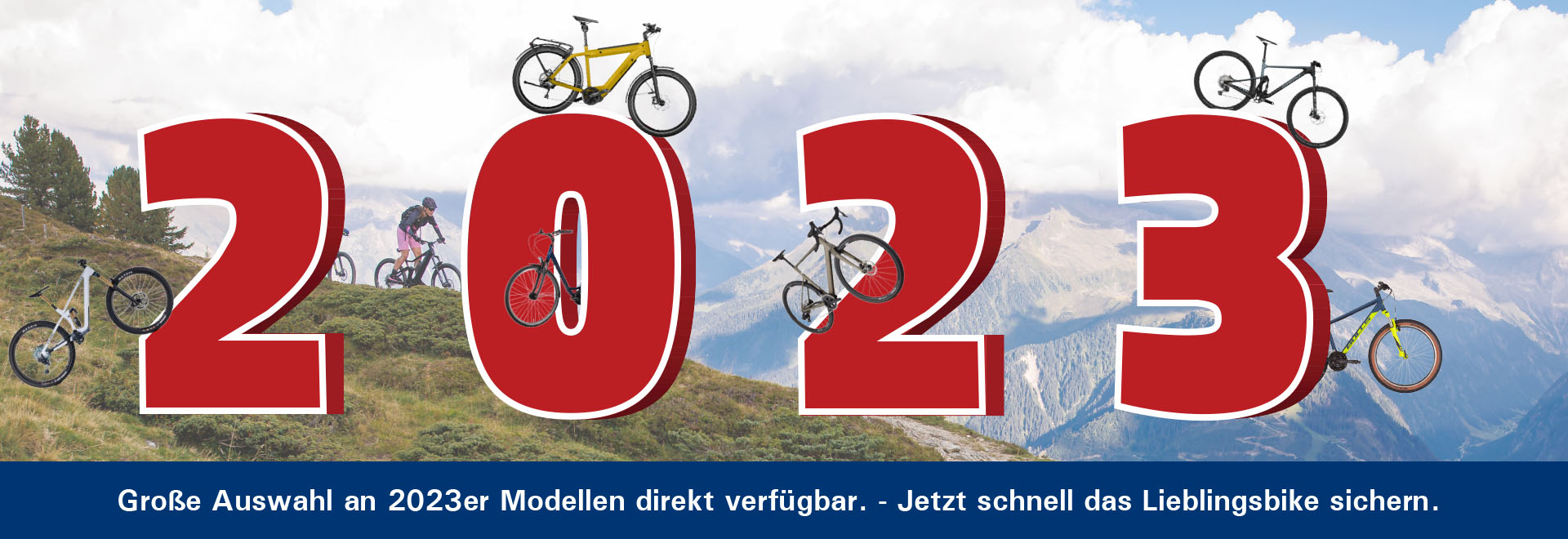 2023er Modelle jetzt in großer Auswahl direkt verfügbar